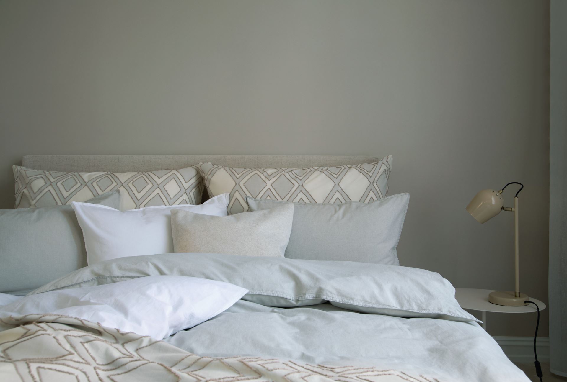 Voodipesukomplekt puuvillane valge - 5