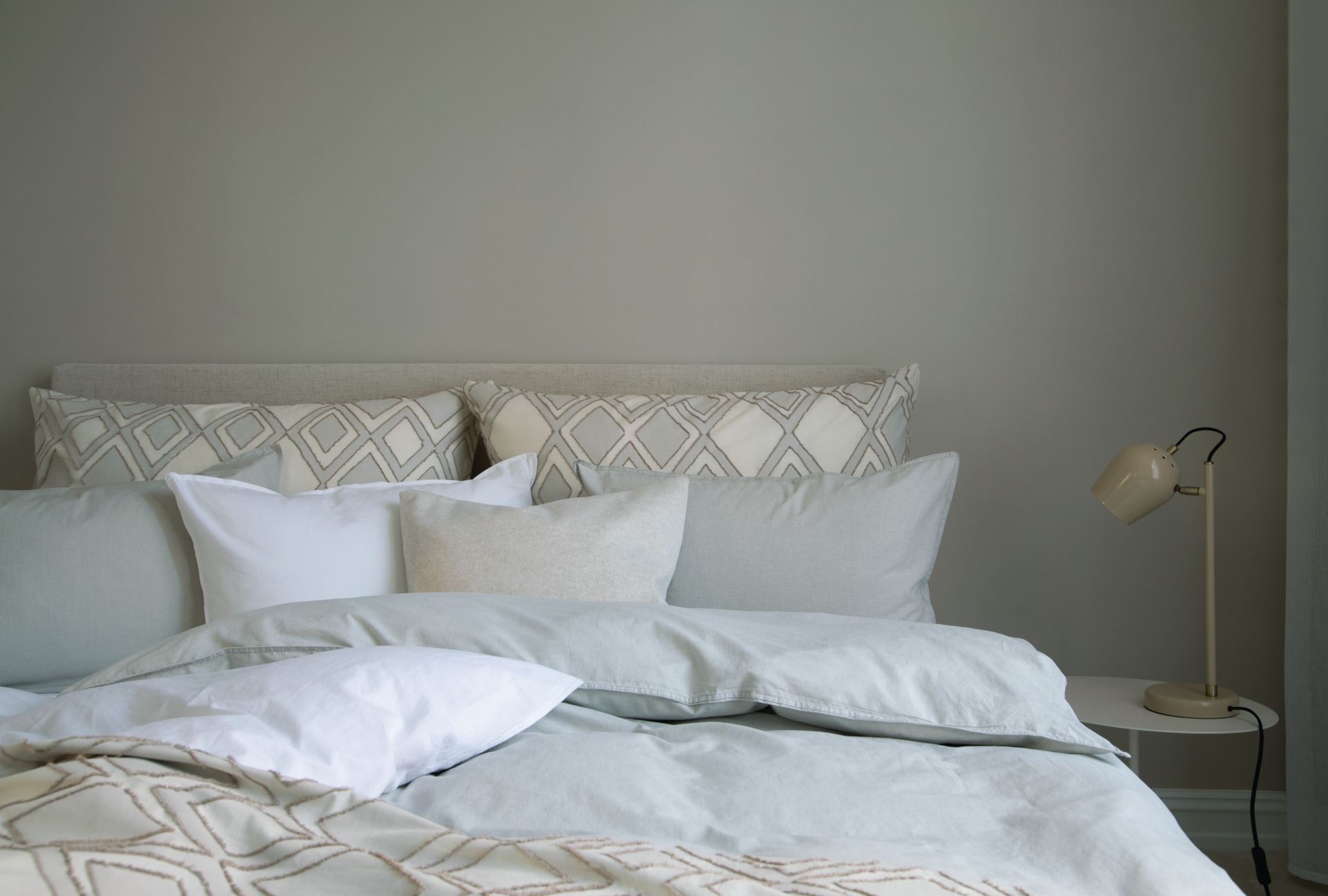 Voodipesukomplekt puuvillane valge - 5