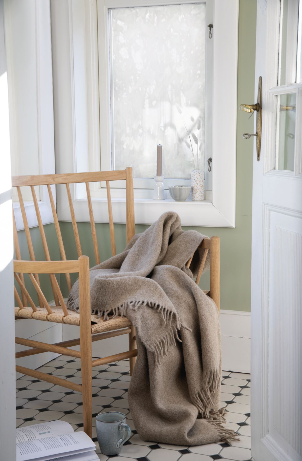 Villapleed hele pruun - 4