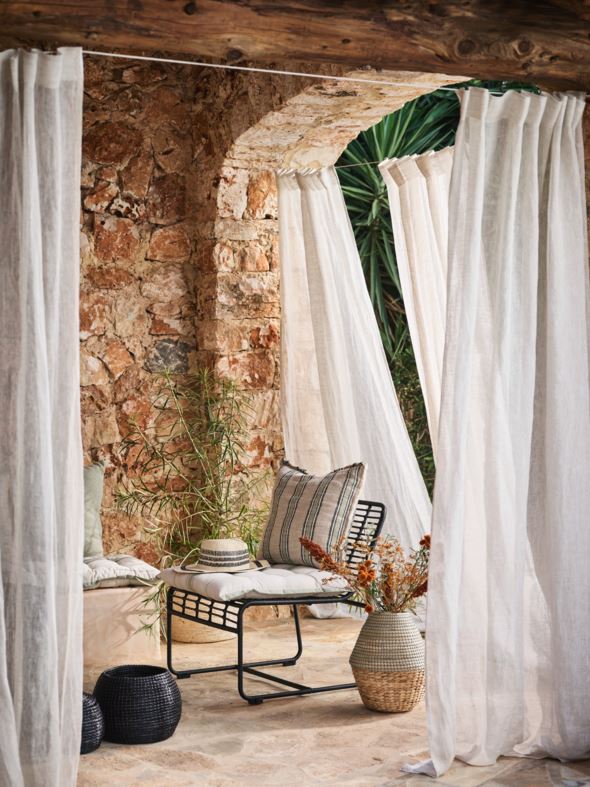 Linane kardin valge - 4