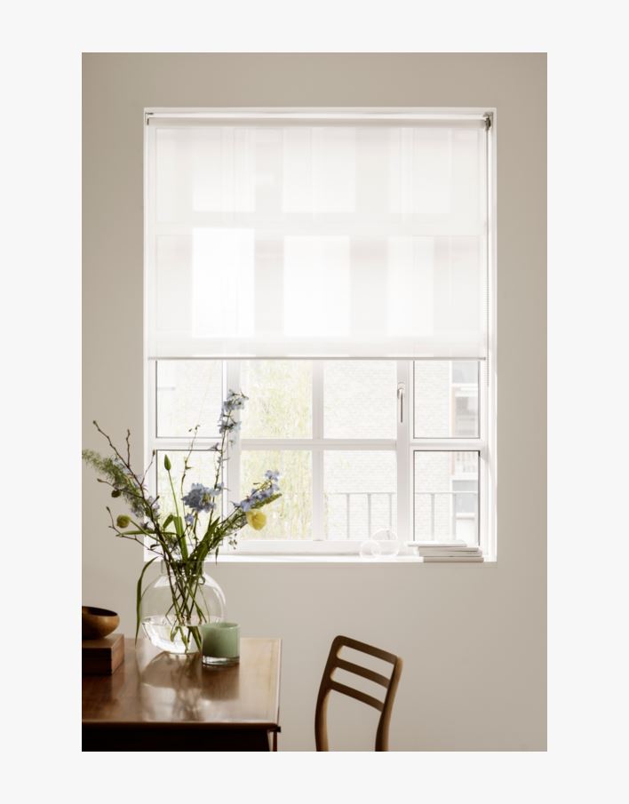 Läbipaistev rulookardin loodusvalge - 160x185 cm loodusvalge - 1