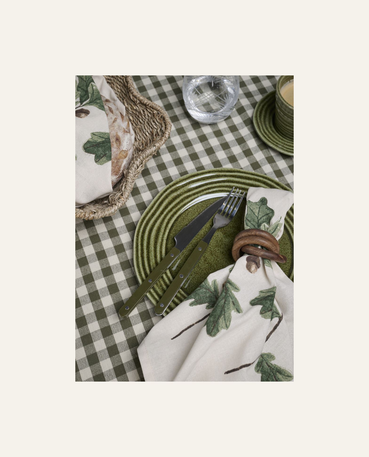 Kangast salvrätik 2tk naturaalne toon - 2