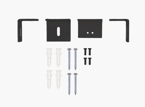 Seinakinnituse detailid must - 2