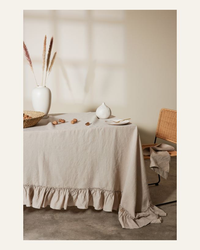 Linane laudlina naturaalne toon - 140x250 cm naturaalne toon - 1