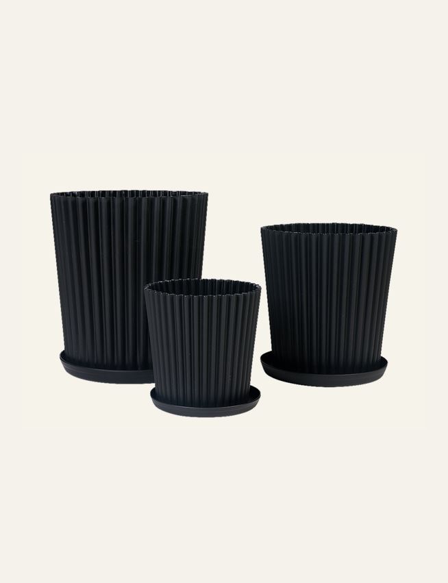 Õuepoti alus must - 2