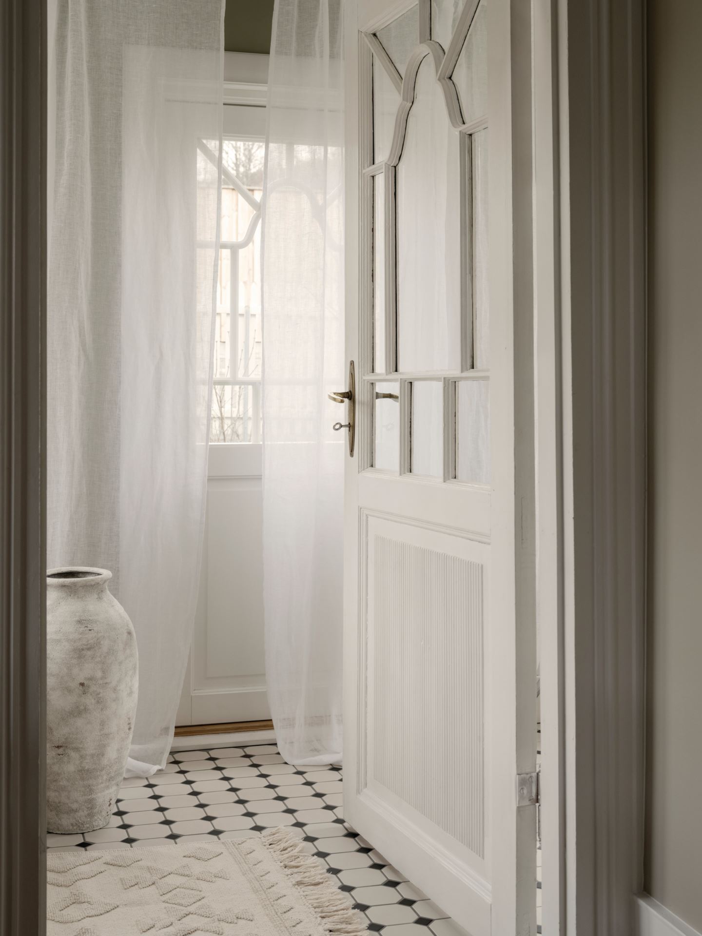 Linane kardin valge - 2