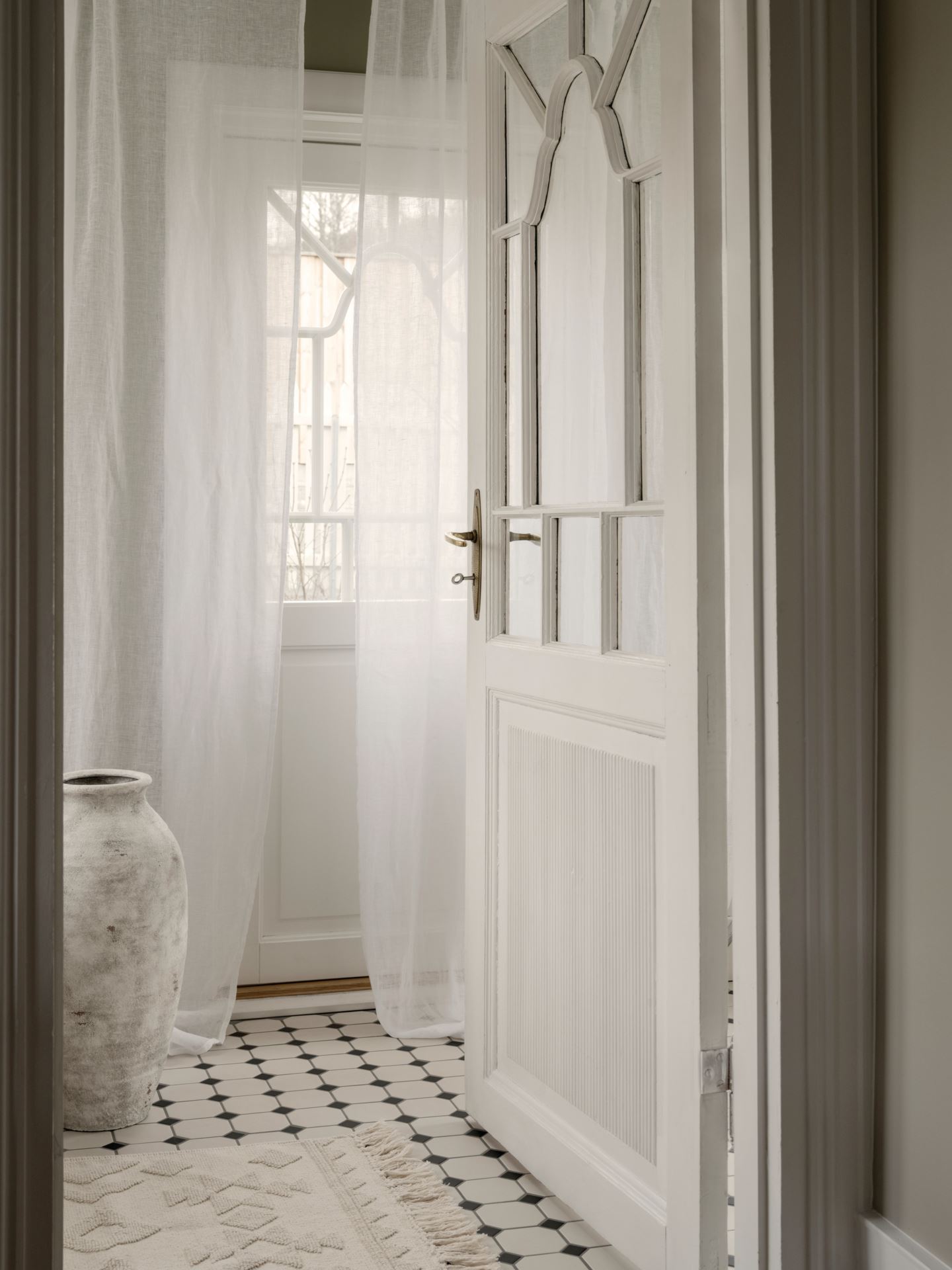 Linane kardin valge - 2