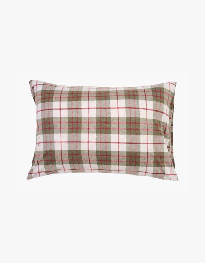 Lõimvärvitud flanellist padjapüür mitmevärviline/punane - 70x100 cm mitmevärviline/punane - 1