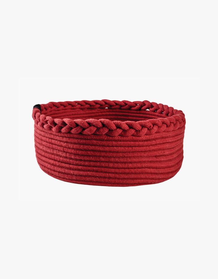 Korv punane - ø 28 h 12cm punane - 1