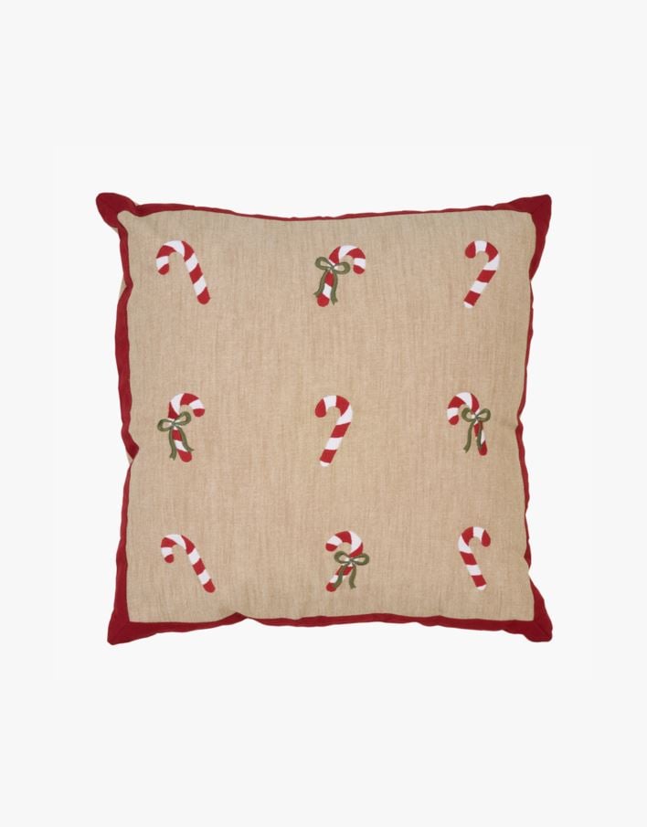 Dekoratiivpadja kate mitmevärviline/punane - 50x50 cm mitmevärviline/punane - 1