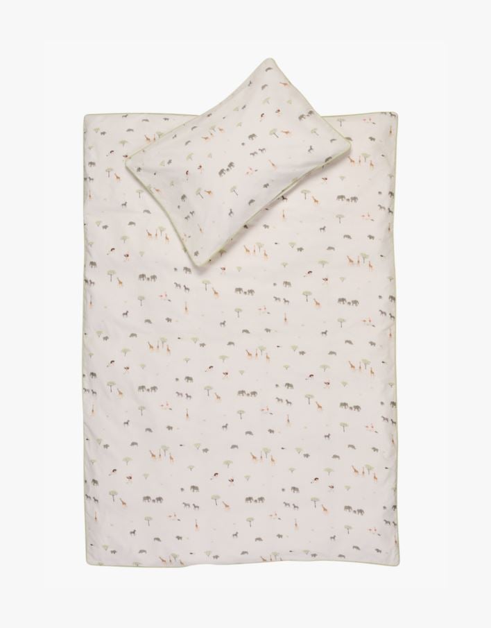 Voodipesukomplekt mitmevärviline/valge - 100x130 38x55 cm mitmevärviline/valge - 1