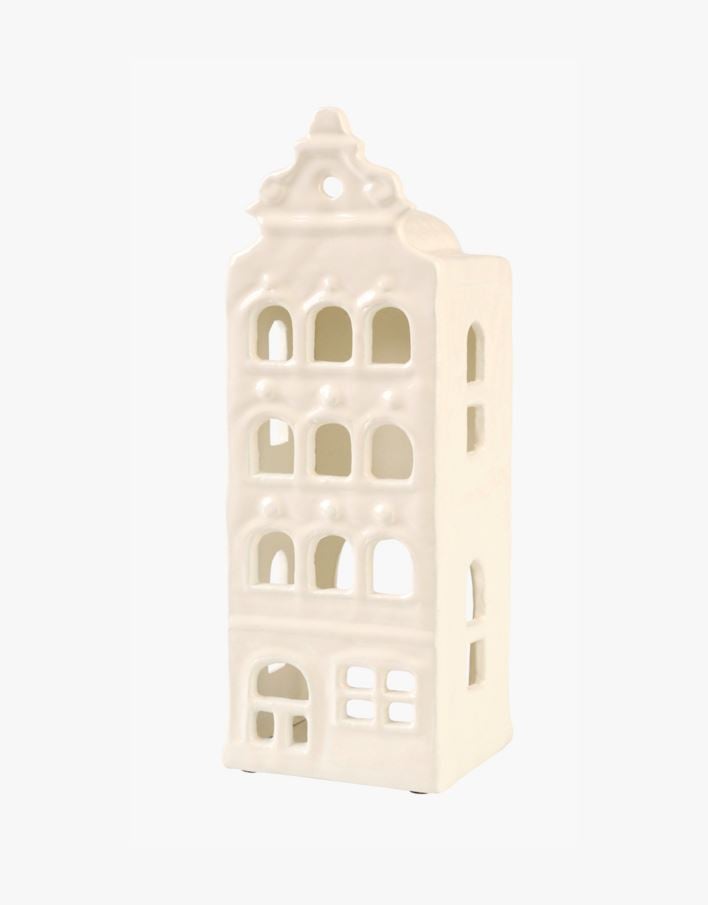 Küünlalatern valge - 7,5x6,5x21 cm valge - 1