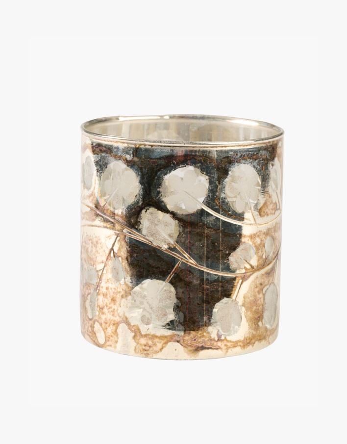 Küünlalatern mitmevärviline/hõbedane - 10,5x10 cm mitmevärviline/hõbedane - 1