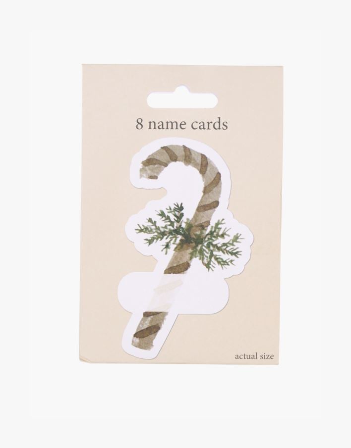 Nimekaart mitmevärviline/roheline - 9x9 cm mitmevärviline/roheline - 1