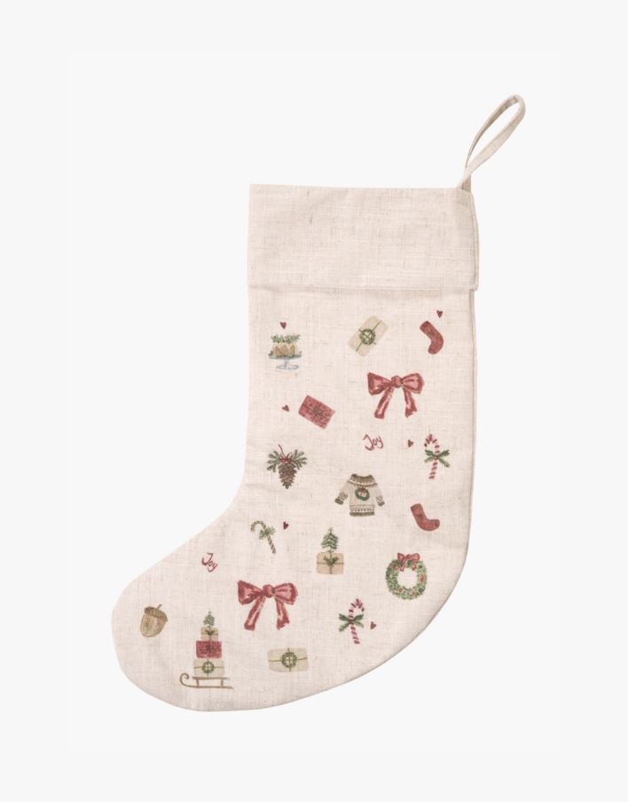 Jõulusokk mitmevärviline/punane - 35x50 cm mitmevärviline/punane - 1