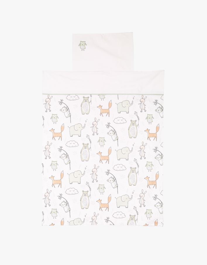 Flanell voodipesukomplekt mitmevärviline - 100x130 cm mitmevärviline - 1