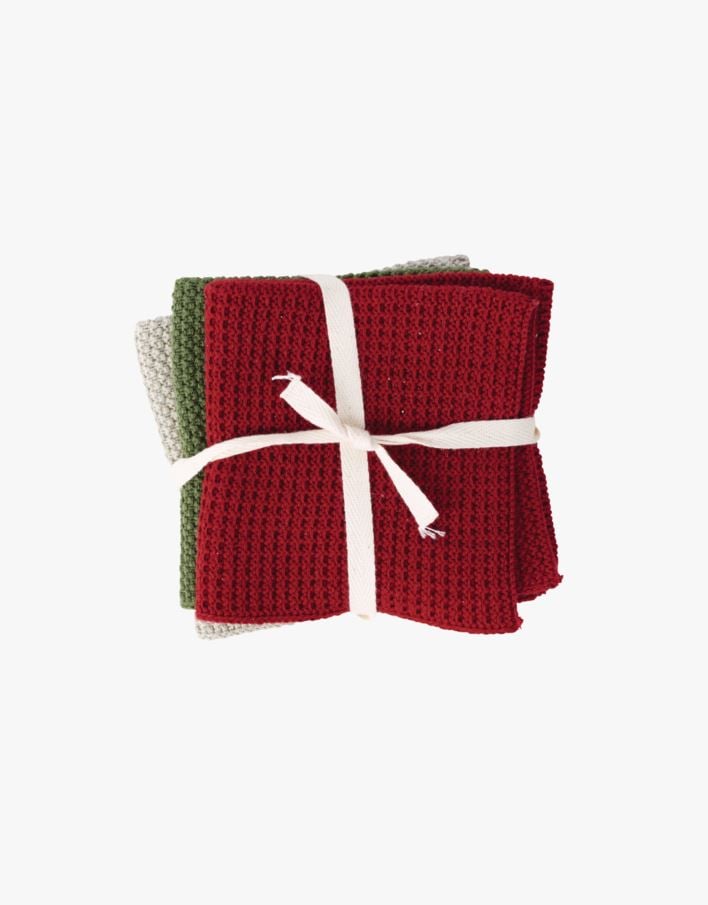 Väike rätik mitmevärviline/punane - 26x26 cm mitmevärviline/punane - 1