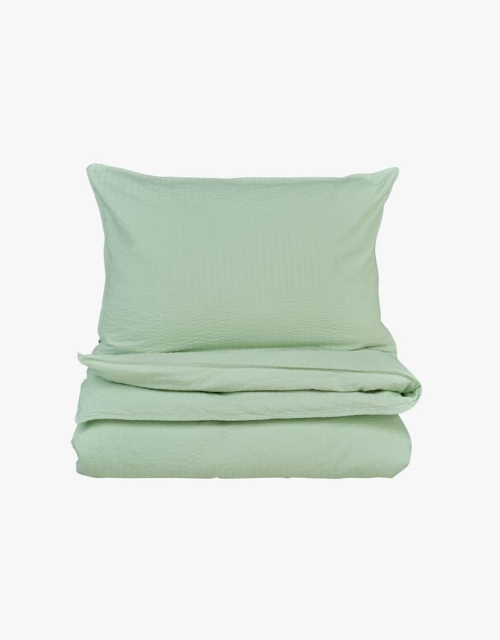 Voodipesukomplekt krepp-puuvillane heleroheline - 230x220 cm heleroheline - 1