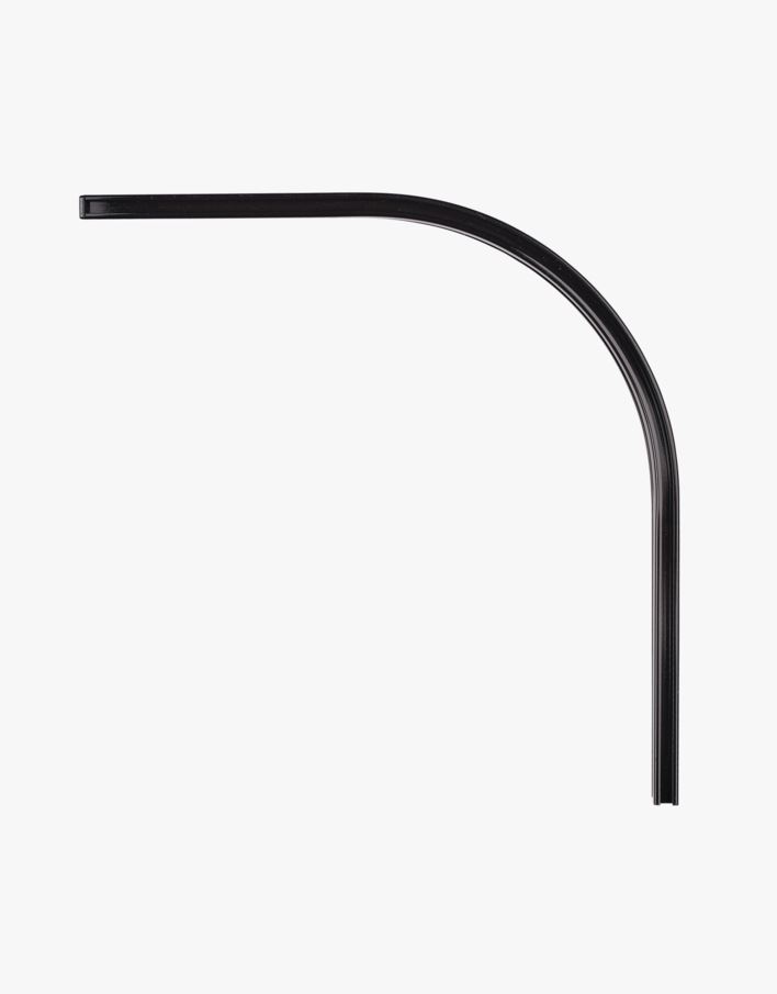 Kardinasiini nurgaliides 90° must - 20x20 cm must - 1