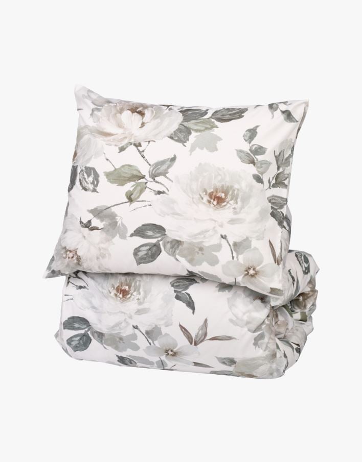 Voodipesukomplekt perkalpuuvillast valge - 150x210+50x60 cm valge - 1