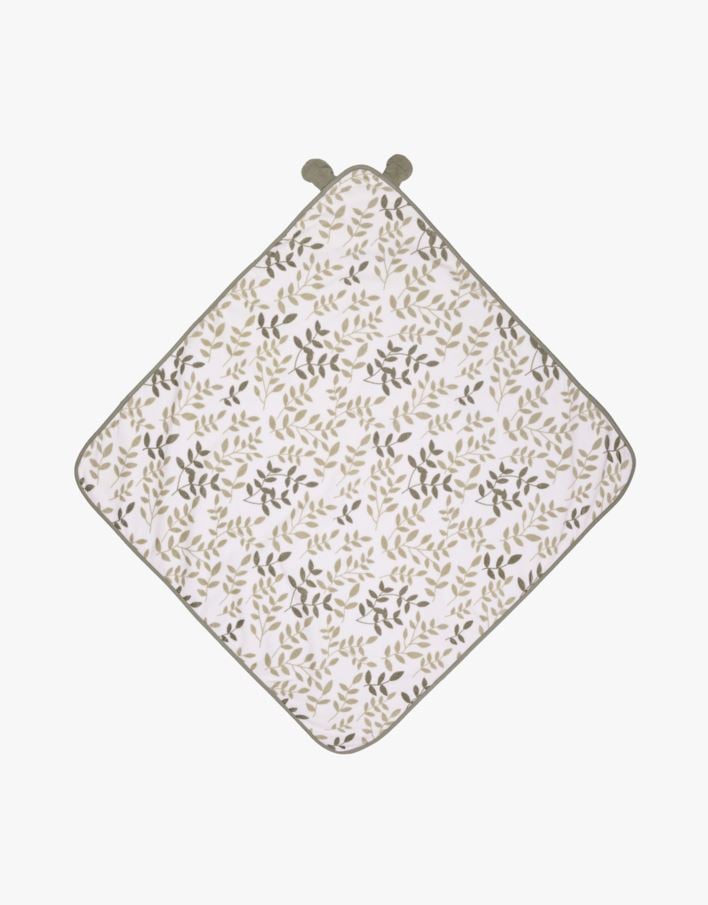 Kapuutsiga rätik heleroheline - 80x80 cm heleroheline - 1