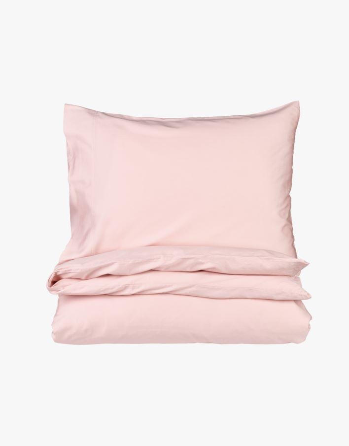 Voodipesukomplekt satiinpuuvillane heleroosa - 230x220 cm heleroosa - 1