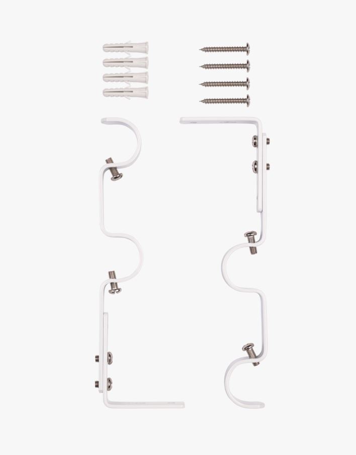 Seinakinnitused valge - 16/19mm valge - 1