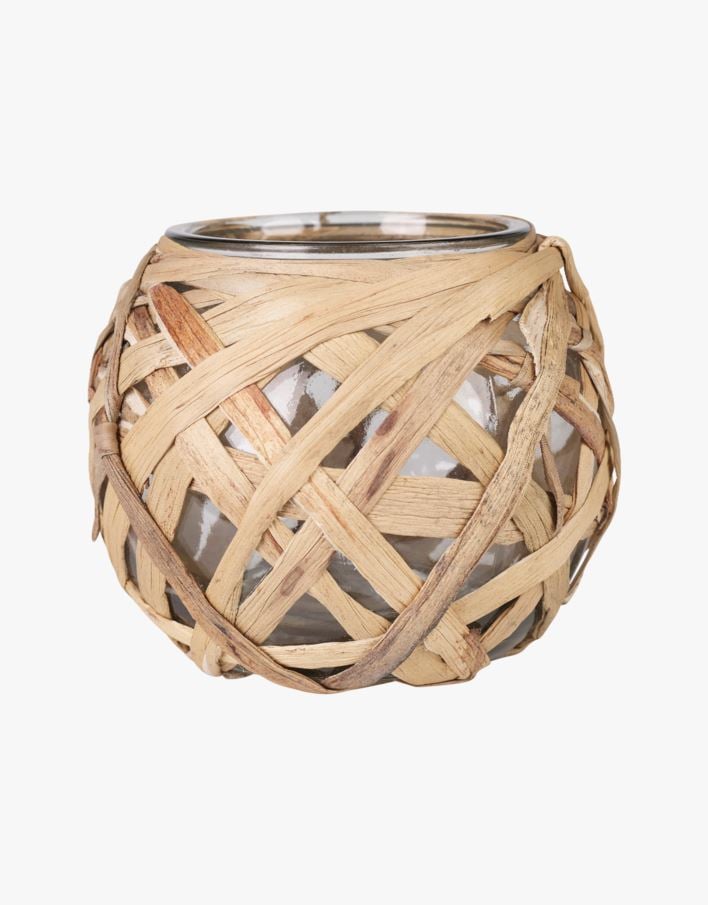 Küünlalatern naturaalne toon - 16x16x12,7 cm naturaalne toon - 1