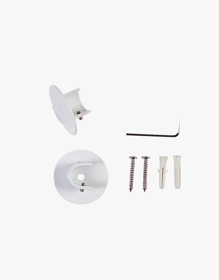 Kardinapuu kinnitusdetail valge - 13/16 mm valge - 1