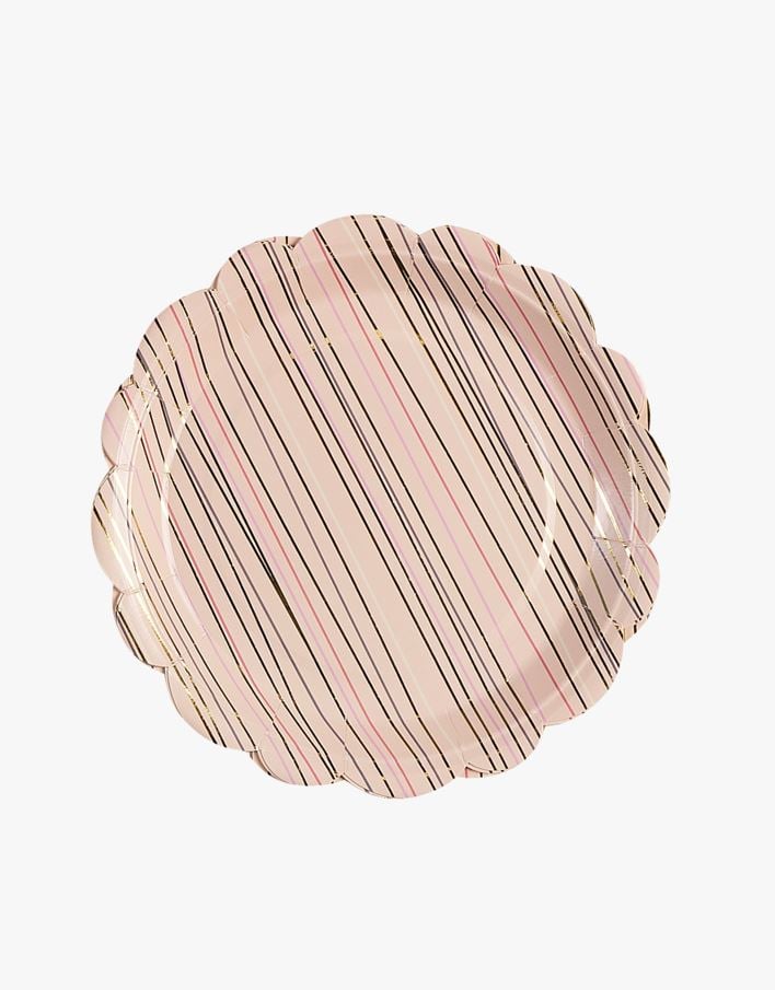 Ühekordne taldrik mitmevärviline - ø 22,5 mitmevärviline - 1