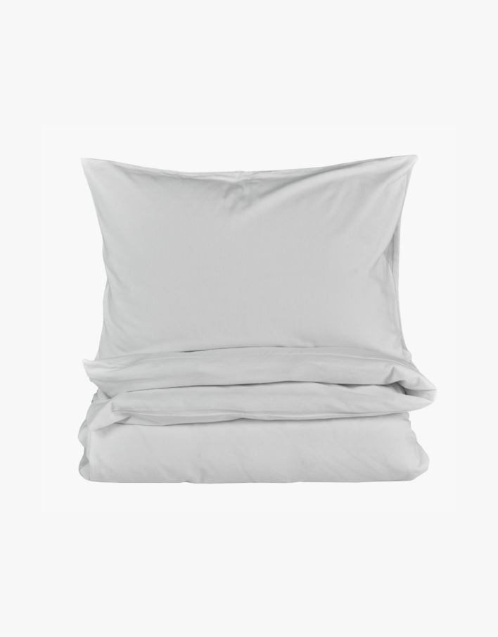 Voodipesukomplekt lõimvärvitud flanell loodusvalge - 230x220 cm loodusvalge - 1