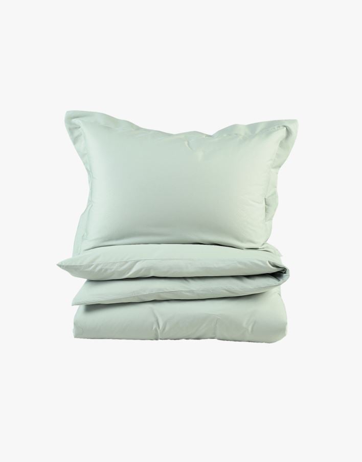 Voodipesukomplekt perkalpuuvillast roheline - 230x220 cm roheline - 1