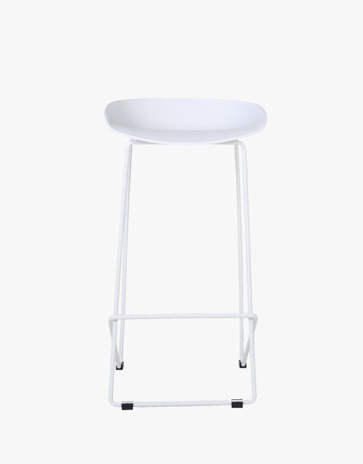 Baaripukk valge - 44x43x79 cm valge - 1