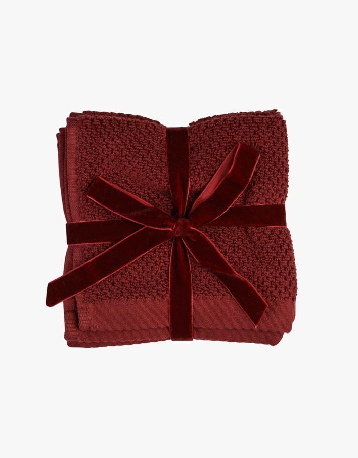 Riie 2 tk punane - 30x30 cm punane - 1