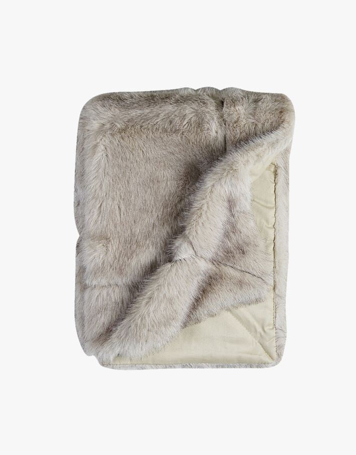 Karusnahast pleed naturaalne toon - 130x170 cm naturaalne toon - 1