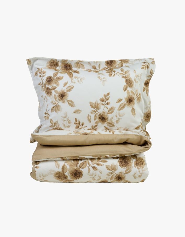 Voodipesukomplekt satiinpuuvillane sand - 150x210+50x60 cm sand - 1