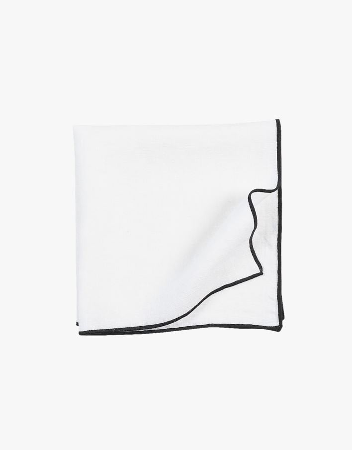 Linane servjett valge - 47x47 cm valge - 1