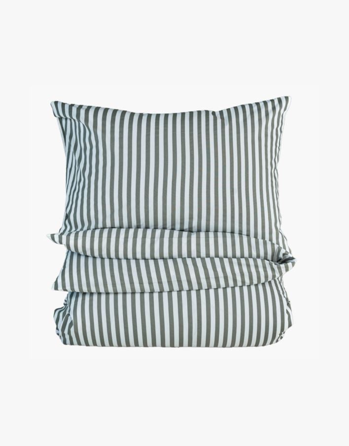 Voodipesukomplekt puuvillane oliiviroheline - 150x210 cm oliiviroheline - 1