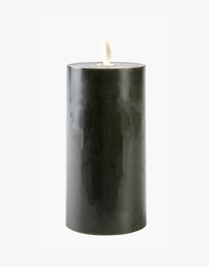 Led-lauaküünal tumeroheline - 7,5x7,5x10 cm tumeroheline - 1