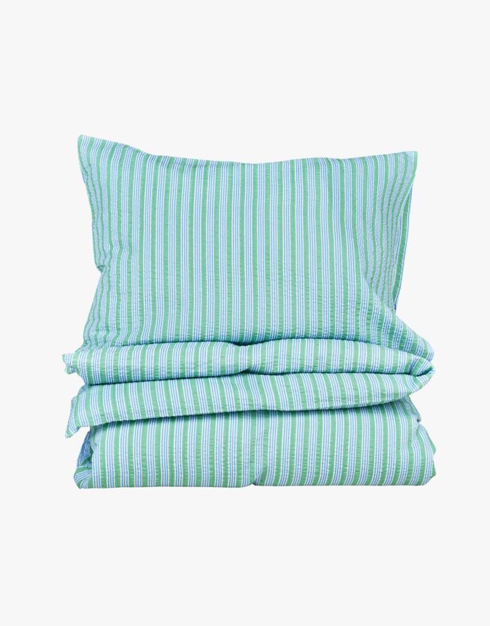 Voodipesukomplekt krepp-puuvillane mitmevärviline/sinine - 150x210+50x60 cm mitmevärviline/sinine - 1