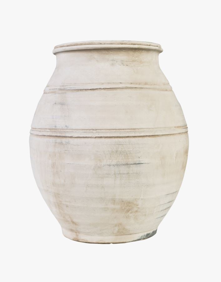 Keraamiline vaas loodusvalge - 50x50x57 cm loodusvalge - 1