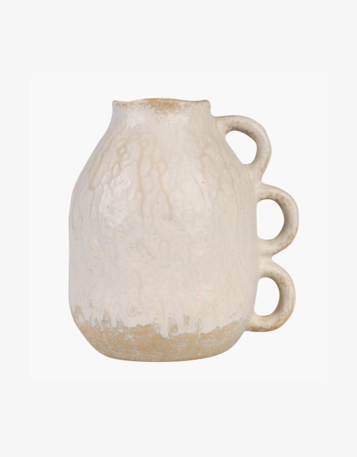 Vaas hele beige - 19,8x16,3x21,5 cm hele beige - 1