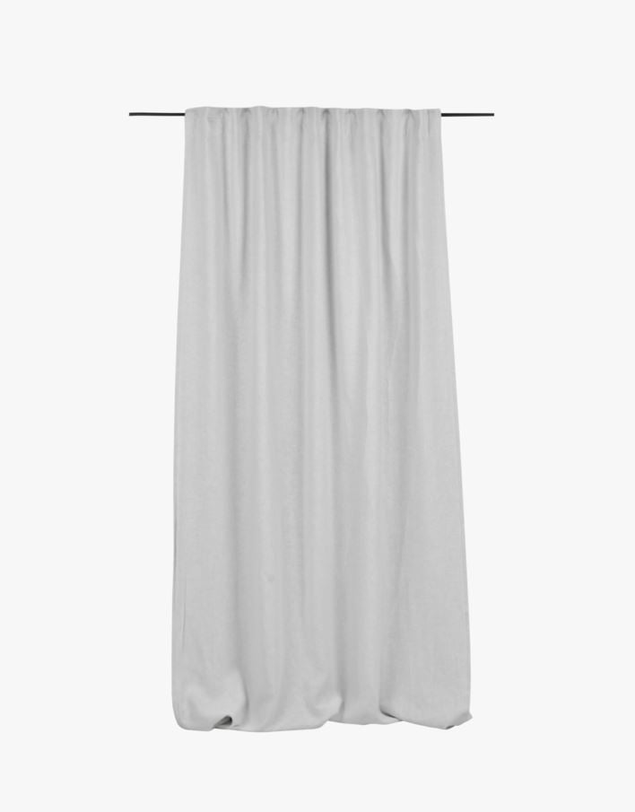 Valgust vähendavad linane kardin valge - 135x250 cm valge - 1