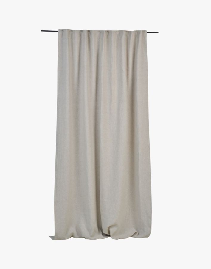 Valgust vähendavad linane kardin naturaalne toon - 135x250 cm naturaalne toon - 1