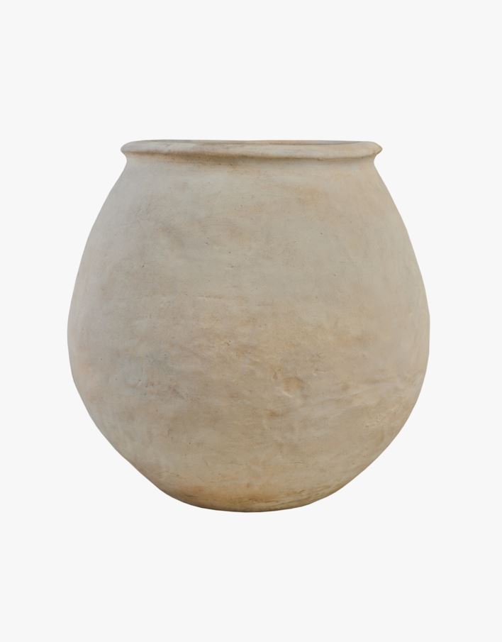 Keraamiline vaas loodusvalge - 51x51x52 cm loodusvalge - 1