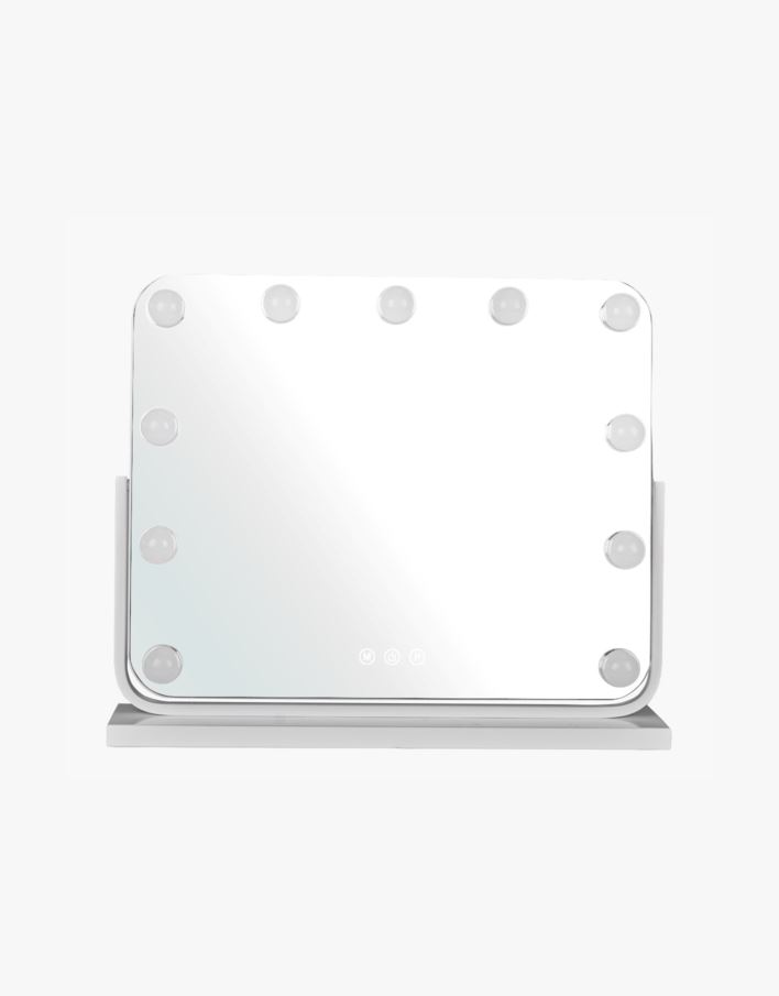 Peegel led valgustusega valge - 42x50x12 cm valge - 1