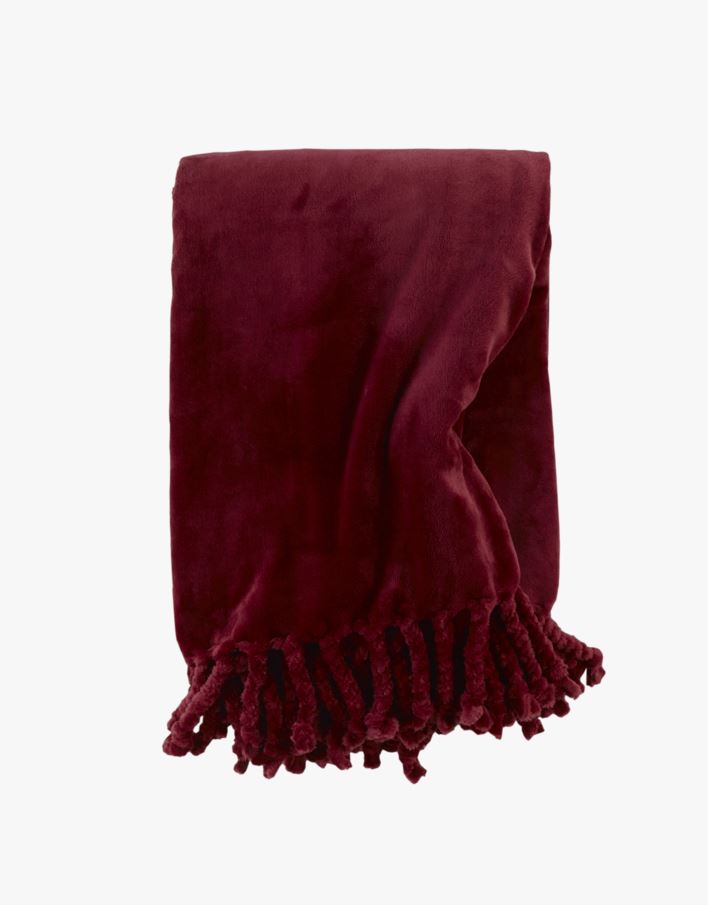 Fliispleed tumepunane - 130x170 cm tumepunane - 1