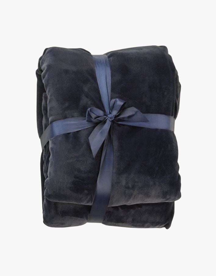 Fliispleed tumesinine - 130x170 cm tumesinine - 1