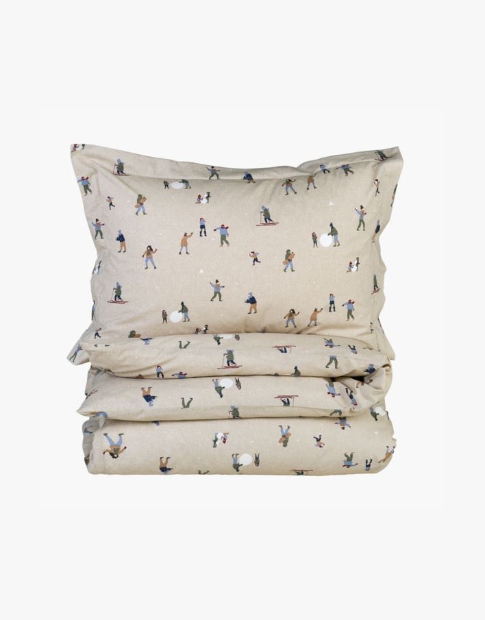 Voodipesukomplekt sand - 150x210+50x60 cm sand - 1