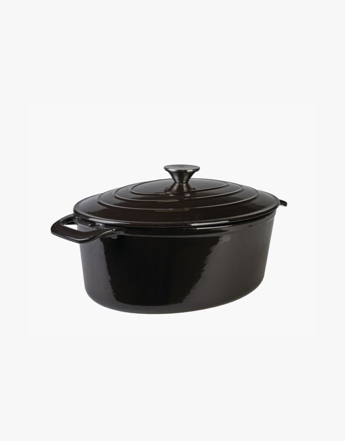 Malmist pott ovaalne must - 5800ml must - 1